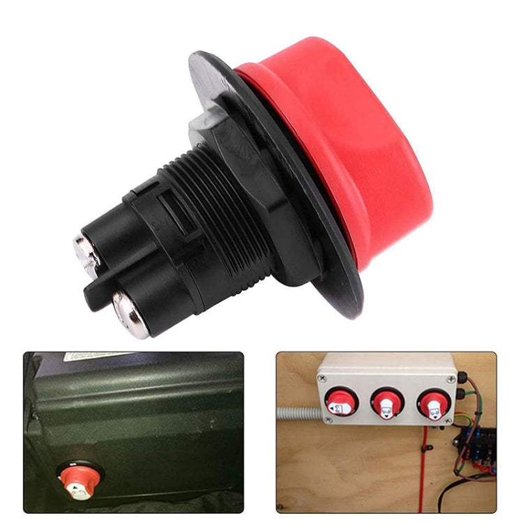 100A 8AWG Car Yacht Battery Selector Isolator Disconnect Rotary Switch Cut With Power Cord - Car Switches by PMC Jewellery | Online Shopping South Africa | PMC Jewellery | Buy Now Pay Later Mobicred