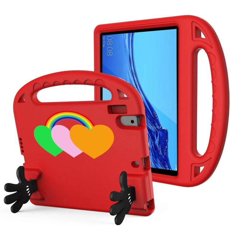 For Lenovo Tab M10 HD TB-X505F/N 10.1 inch Love Small Palm Holder EVA Tablet Case(Red) - Lenovo by PMC TechLife | Online Shopping South Africa | PMC TechLife | Buy Now Pay Later Mobicred