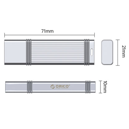 ORICO USB Flash Drive, Read: 100MB/s, Write: 50MB/s, Memory:32GB, Port:USB-A(Silver) - USB Flash Drives by ORICO | Online Shopping South Africa | PMC Jewellery | Buy Now Pay Later Mobicred