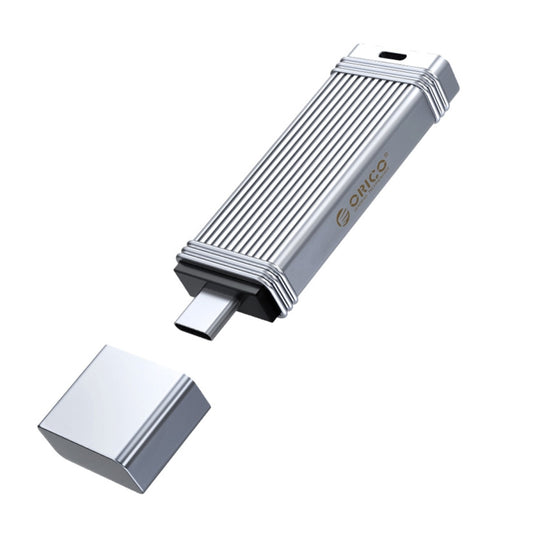 ORICO USB Flash Drive, Read: 100MB/s, Write: 50MB/s, Memory:32GB, Port:Type-C(Silver) - USB Flash Drives by ORICO | Online Shopping South Africa | PMC Jewellery | Buy Now Pay Later Mobicred