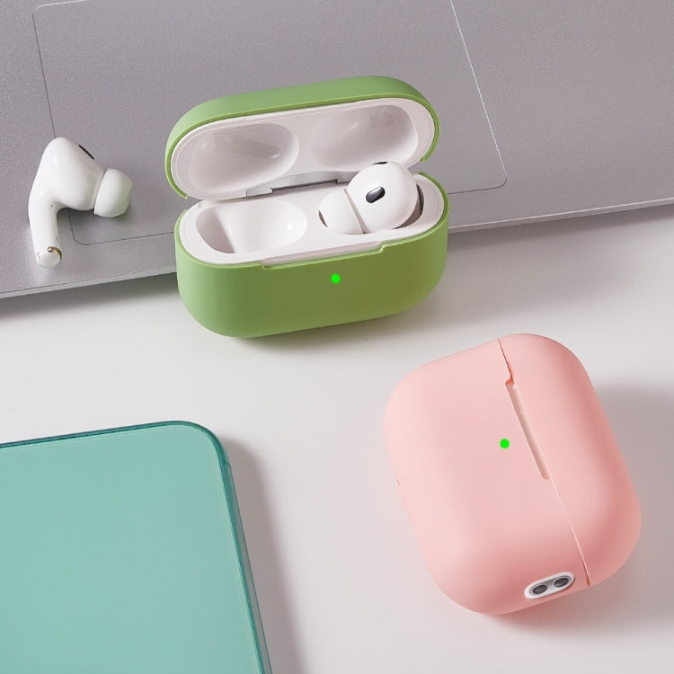 For AirPods Pro 2 Earphone Silicone Protective Case(Pink) - For AirPods Pro 2 by PMC Jewellery | Online Shopping South Africa | PMC Jewellery | Buy Now Pay Later Mobicred