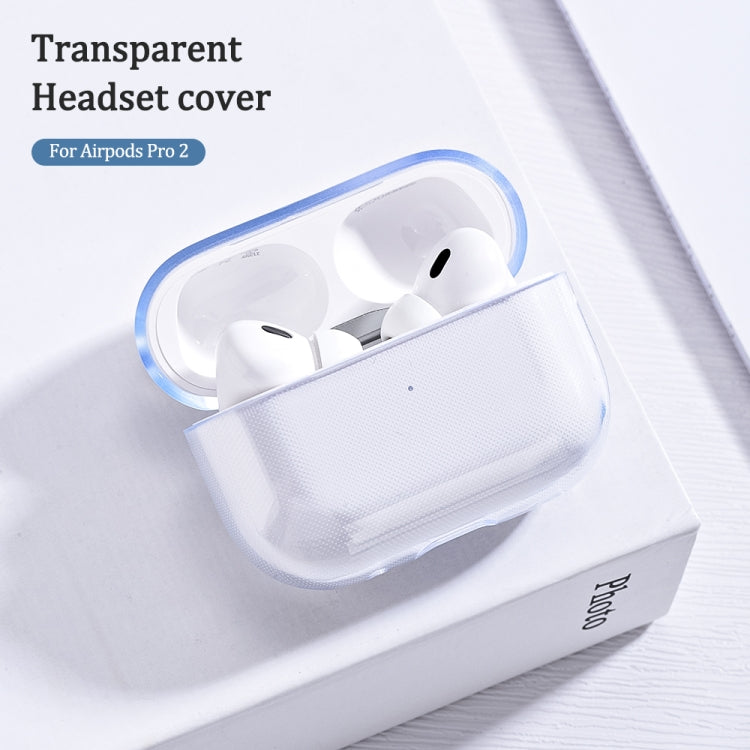 For AirPods Pro 2 Earphone Transparent TPU Protective Case - For AirPods Pro 2 by PMC Jewellery | Online Shopping South Africa | PMC Jewellery | Buy Now Pay Later Mobicred