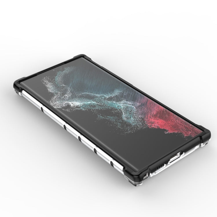For Samsung Galaxy S23 Ultra 5G Shockproof Honeycomb PC + TPU Protective Phone Case(White) - Galaxy S23 Ultra 5G Cases by PMC TechLife | Online Shopping South Africa | PMC TechLife | Buy Now Pay Later Mobicred