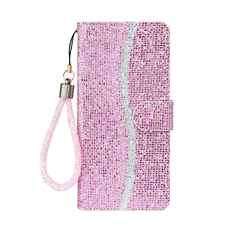For Samsung Galaxy S23 Ultra 5G Glitter Powder Filp Leather Phone Case(Pink) - Galaxy S23 Ultra 5G Cases by PMC TechLife | Online Shopping South Africa | PMC TechLife | Buy Now Pay Later Mobicred