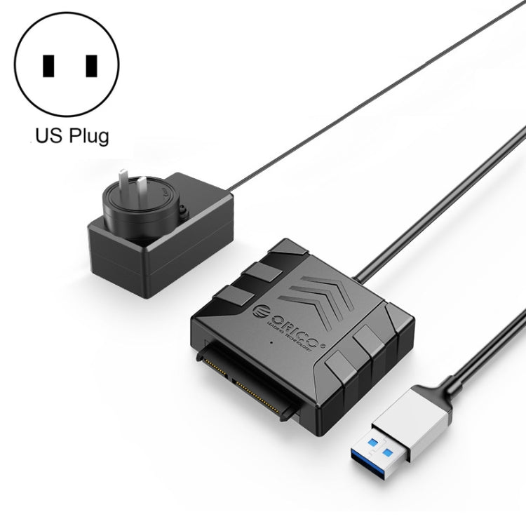 ORICO UTS1 USB 3.0 2.5-inch SATA HDD Adapter with 12V 2A Power Adapter, Cable Length:1m(US Plug) - USB to IDE / SATA by ORICO | Online Shopping South Africa | PMC Jewellery | Buy Now Pay Later Mobicred