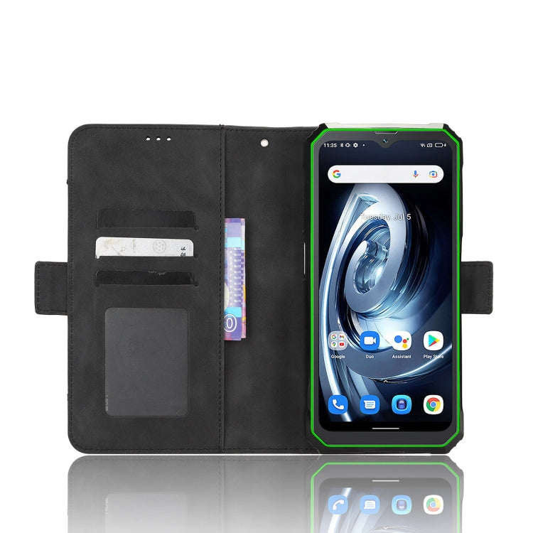 For Blackview BV7100 Skin Feel Calf Texture Card Slots Leather Phone Case(Black) - More Brand by PMC TechLife | Online Shopping South Africa | PMC TechLife | Buy Now Pay Later Mobicred