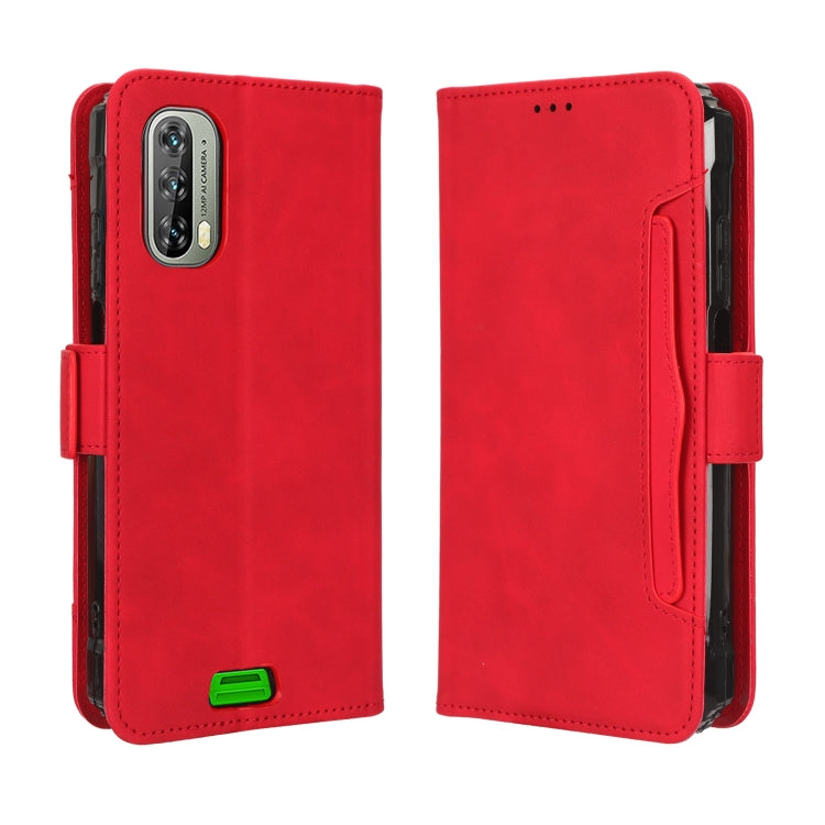 For Blackview BV7100 Skin Feel Calf Texture Card Slots Leather Phone Case(Red) - More Brand by PMC Jewellery | Online Shopping South Africa | PMC Jewellery | Buy Now Pay Later Mobicred