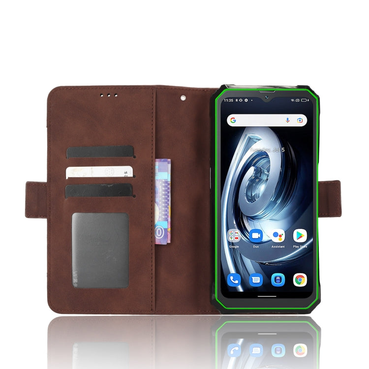 For Blackview BV7100 Skin Feel Calf Texture Card Slots Leather Phone Case(Brown) - More Brand by PMC Jewellery | Online Shopping South Africa | PMC Jewellery | Buy Now Pay Later Mobicred