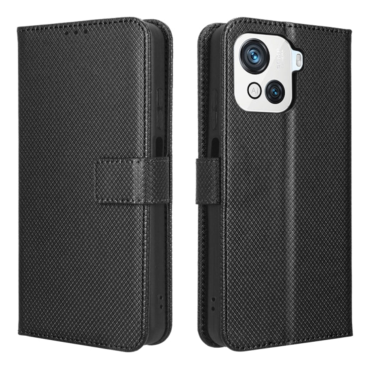 For Blackview OSCAL C80 Diamond Texture Leather Phone Case(Black) - More Brand by PMC Jewellery | Online Shopping South Africa | PMC Jewellery | Buy Now Pay Later Mobicred