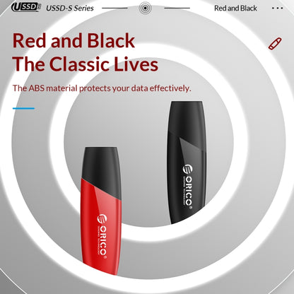 ORICO USB Solid State Flash Drive, Read: 520MB/s, Write: 450MB/s, Memory:256GB, Port:USB-A(Red) - USB Flash Drives by ORICO | Online Shopping South Africa | PMC Jewellery | Buy Now Pay Later Mobicred