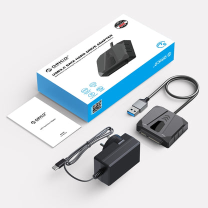 ORICO UTS2 USB 3.0 2.5-inch SATA HDD Adapter with 12V 2A Power Adapter, Cable Length:1m(AU Plug) - USB to IDE / SATA by ORICO | Online Shopping South Africa | PMC Jewellery | Buy Now Pay Later Mobicred