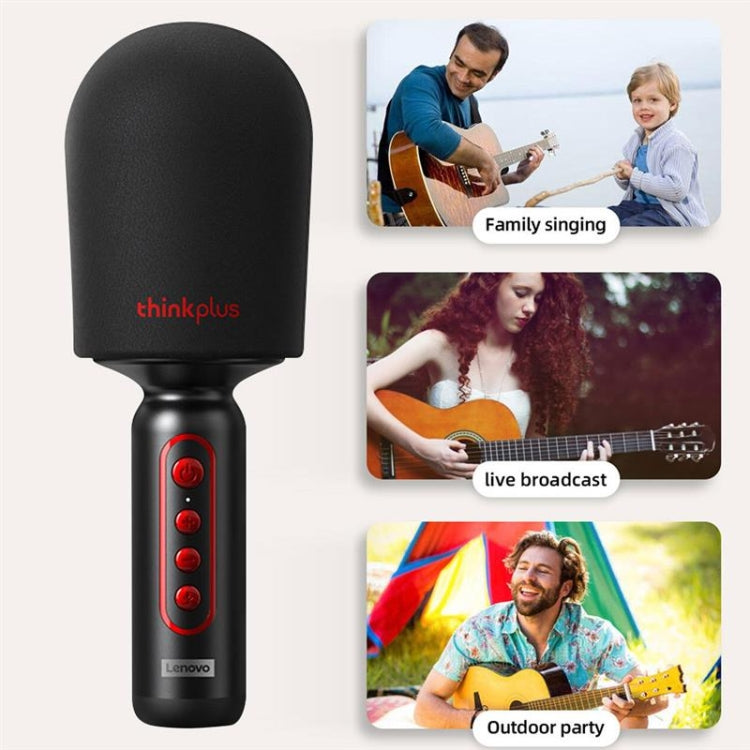 Lenovo ThinkPlus M1 Wireless Handheld Microphone Karaoke Speaker(Black) - Microphone by Lenovo | Online Shopping South Africa | PMC Jewellery | Buy Now Pay Later Mobicred