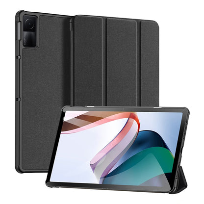 For Xiaomi Redmi Pad 10.61 DUX DUCIS Domo Series Magnetic Flip Leather Tablet Case(Black) - More Tablet Cases by DUX DUCIS | Online Shopping South Africa | PMC Jewellery | Buy Now Pay Later Mobicred