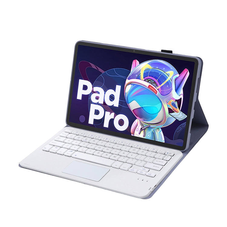 For Lenovo Xiaoxin Pad 2022 10.6 inch/Tab M10 Plus 10.6 3rd Gen 2022 AM20-A Lambskin Texture Bluetooth Touch Keyboard Leather Tablet Case (Purple) - Lenovo Keyboard by PMC TechLife | Online Shopping South Africa | PMC TechLife