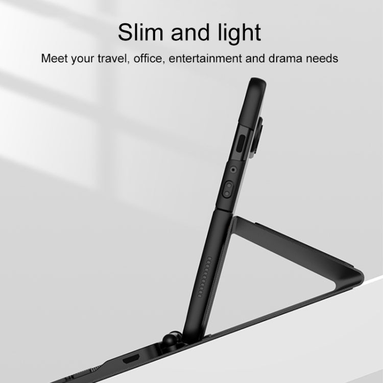 For Samsung Galaxy Z Fold4 5G Magnetic Folding Bluetooth Keyboard Leather Case(Dark Green) - Samsung Keyboard by PMC TechLife | Online Shopping South Africa | PMC TechLife