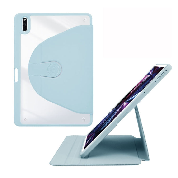 For Huawei MatePad 11 2021 Acrylic 360 Degree Rotation Holder Tablet Leather Case(White Ice) - Huawei by PMC TechLife | Online Shopping South Africa | PMC TechLife | Buy Now Pay Later Mobicred