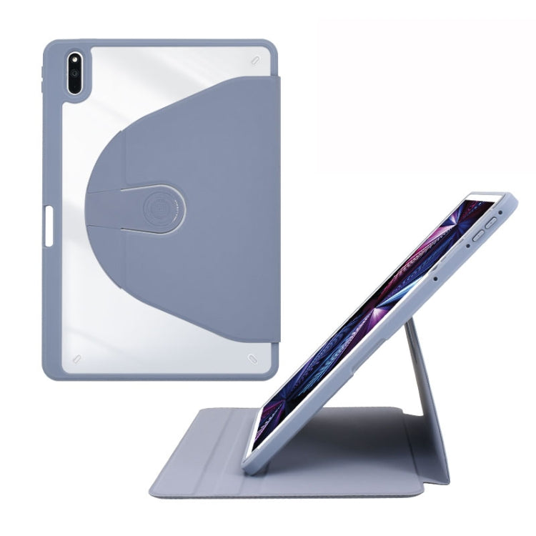 For Huawei MatePad Pro 11 2022 Acrylic 360 Degree Rotation Holder Tablet Leather Case(Purple) - Huawei by PMC TechLife | Online Shopping South Africa | PMC TechLife | Buy Now Pay Later Mobicred