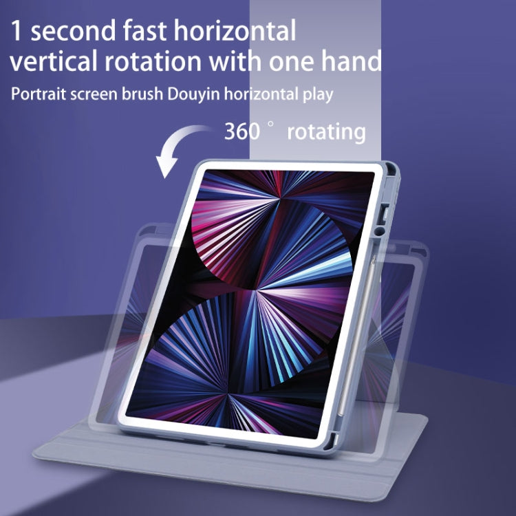 For Huawei MatePad 10.4 Acrylic 360 Degree Rotation Holder Tablet Leather Case(Emerald Green) - Huawei by PMC TechLife | Online Shopping South Africa | PMC TechLife | Buy Now Pay Later Mobicred