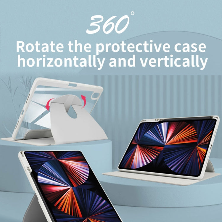 For OPPO Pad 11 2022 Acrylic 360 Degree Rotation Holder Tablet Leather Case(Purple) - OPPO by PMC TechLife | Online Shopping South Africa | PMC TechLife | Buy Now Pay Later Mobicred