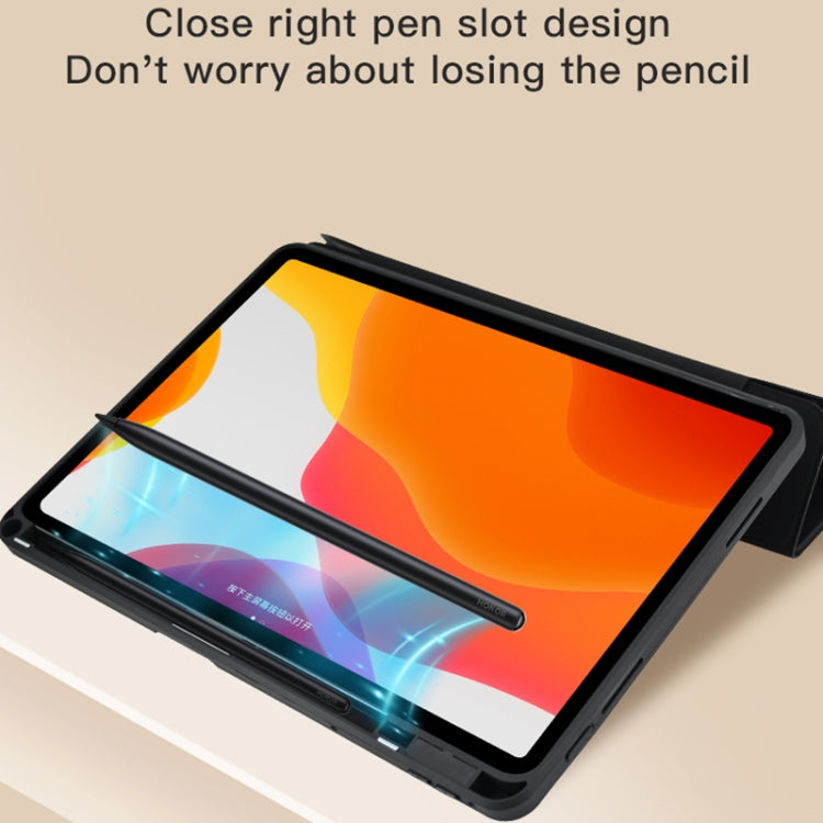 For OPPO Pad 11 2022 Acrylic 2 in 1 Y-fold Smart Leather Tablet Case(Lavender Purple) - OPPO by PMC TechLife | Online Shopping South Africa | PMC TechLife | Buy Now Pay Later Mobicred