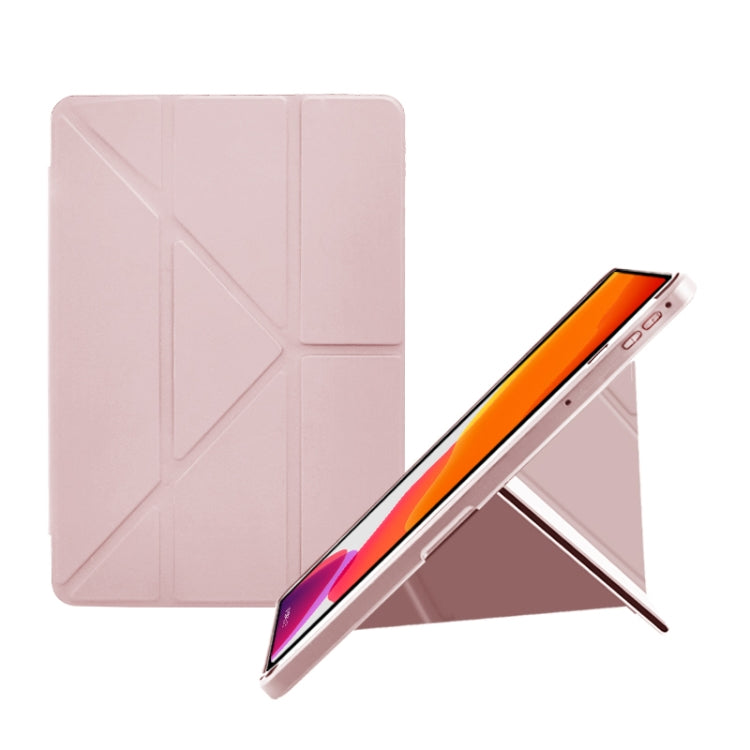For Huawei MatePad Pro 11 inch 2022 Acrylic 2 in 1 Y-fold Smart Leather Tablet Case(Pink) - Huawei by PMC TechLife | Online Shopping South Africa | PMC TechLife | Buy Now Pay Later Mobicred