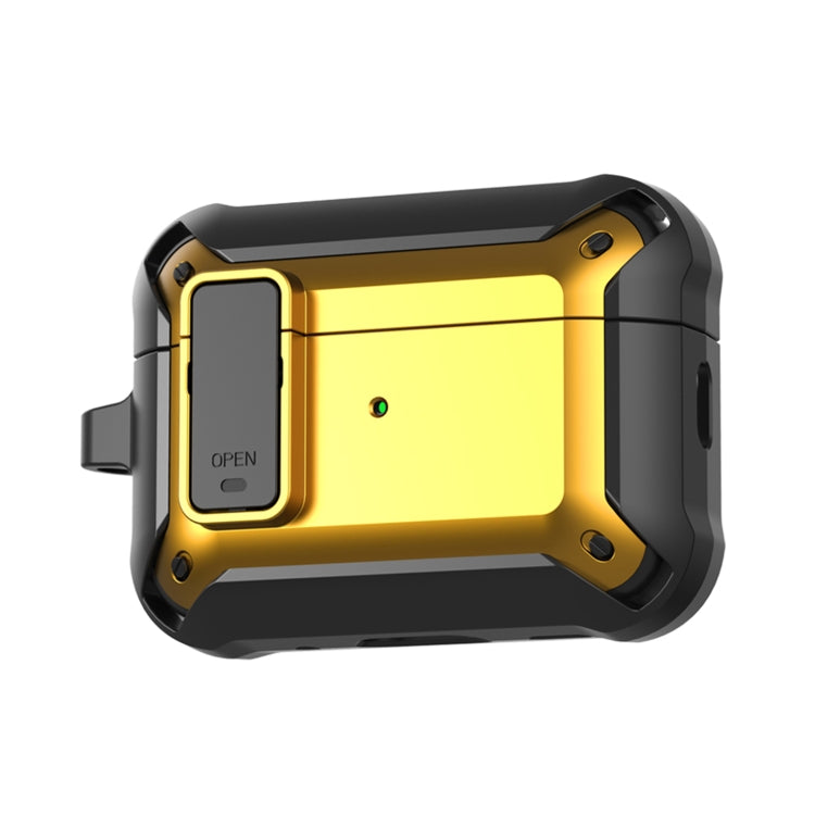 For AirPods Pro 2 Bumblebee Wireless Earphones Silicone Case with Switch & Lanyard Hole(Black Yellow) - For AirPods Pro 2 by PMC Jewellery | Online Shopping South Africa | PMC Jewellery | Buy Now Pay Later Mobicred