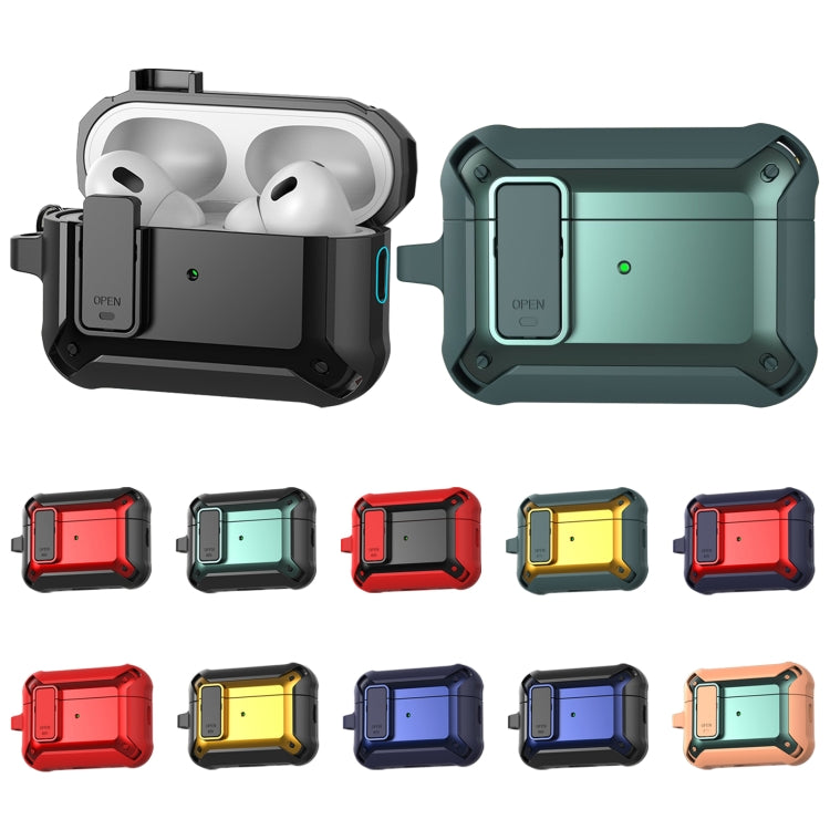 For AirPods Pro 2 Bumblebee Wireless Earphones Silicone Case with Switch & Lanyard Hole(Green) - For AirPods Pro 2 by PMC Jewellery | Online Shopping South Africa | PMC Jewellery | Buy Now Pay Later Mobicred