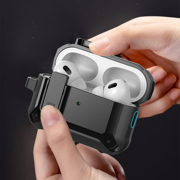 For AirPods Pro 2 Bumblebee Wireless Earphones Silicone Case with Switch & Lanyard Hole(Blue) - For AirPods Pro 2 by PMC Jewellery | Online Shopping South Africa | PMC Jewellery | Buy Now Pay Later Mobicred