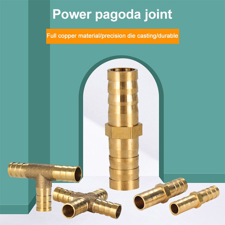 LAIZE 10pcs Pagoda Two way Pneumatic Components, Caliber:12mm - free shipping - PMC TechLife - Order now!