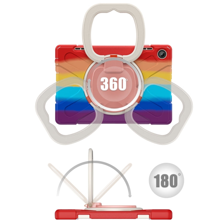 For Lenovo Tab M10 10.1 3rd Gen Silicone + PC Protective Tablet Case(Colorful Red) - Lenovo by PMC TechLife | Online Shopping South Africa | PMC TechLife | Buy Now Pay Later Mobicred