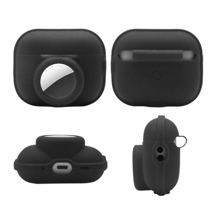 For AirPods Pro 2 / AirTag 2 in 1 Shockproof Full Coverage Silicone Protective Case(Fluorescent Pink) - For AirPods Pro 2 by PMC Jewellery | Online Shopping South Africa | PMC Jewellery | Buy Now Pay Later Mobicred