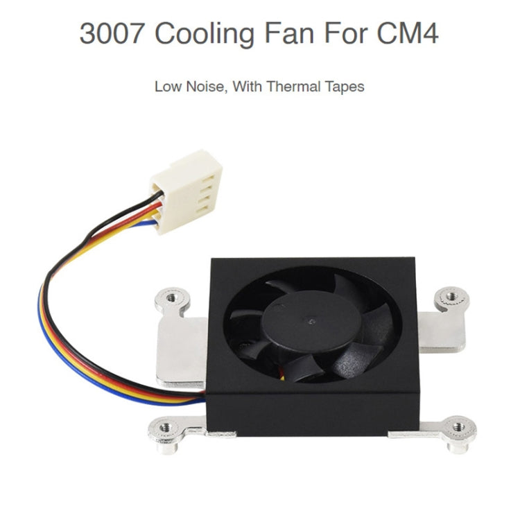 Waveshare Dedicated 3007 Cooling Fan for Raspberry Pi Compute Module 4 CM4, Power Supply:5V - Other Accessories by WAVESHARE | Online Shopping South Africa | PMC Jewellery | Buy Now Pay Later Mobicred