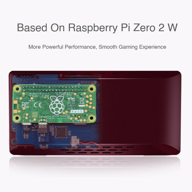 Waveshare GPM280 WiFi Portable Game Console Base on Raspberry Pi Zero, 2W with 32GB TF Card(US Plug) - free shipping - PMC Jewellery - Order now!