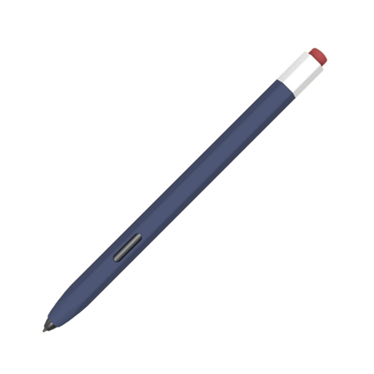 For Samsung Galaxy Tab S6 Lite P610/P615 LOVE MEI Soft Silicone Stylus Pen Protective Case(Dark Blue) - free shipping - PMC TechLife - Order now!