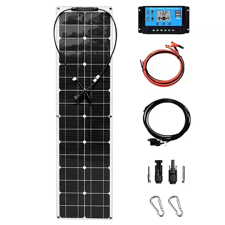 50W Single Board with 40A Controller PV System Solar Panel(White) - Solar Panels by PMC Jewellery | Online Shopping South Africa | PMC Jewellery | Buy Now Pay Later Mobicred