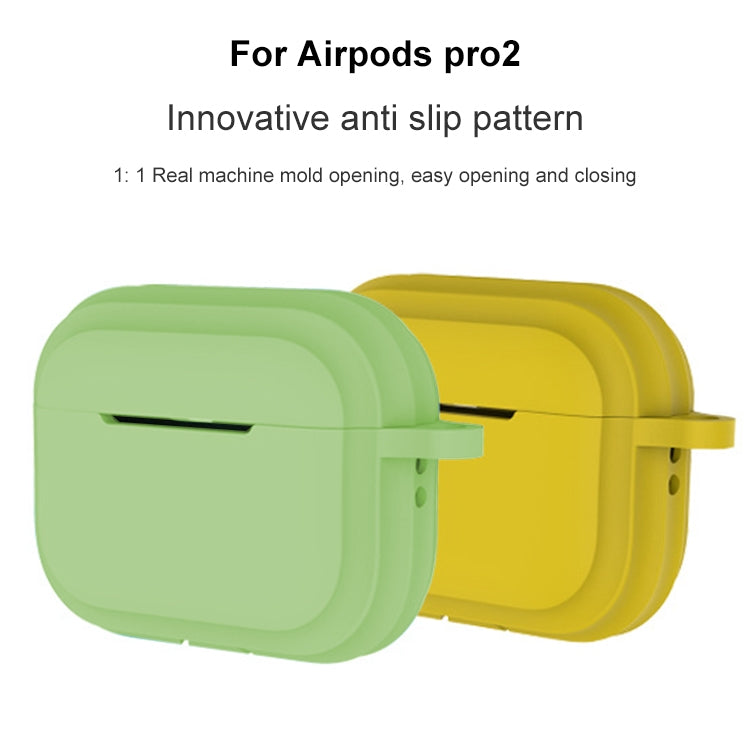 For AirPods Pro 2 Striped Shockproof Earphone Case(Gray Blue) - For AirPods Pro 2 by PMC Jewellery | Online Shopping South Africa | PMC Jewellery | Buy Now Pay Later Mobicred