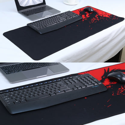 Anti-Slip Rubber Cloth Surface Game Mouse Mat Keyboard Pad, Size:80 x 30 x 0.2cm(Red Dragon) - Mouse Pads by PMC Jewellery | Online Shopping South Africa | PMC Jewellery