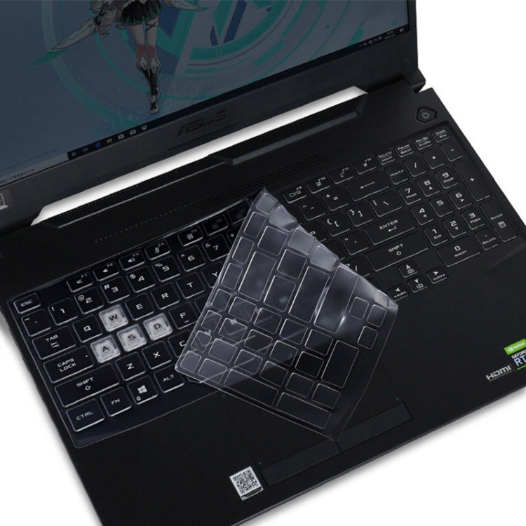 For Asus FA506IU 15.6 inch Transparent and Dustproof TPU Laptop Keyboard Protective Film - Keyboard Protector by PMC Jewellery | Online Shopping South Africa | PMC Jewellery | Buy Now Pay Later Mobicred