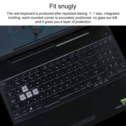 For Asus FA506IU 15.6 inch Transparent and Dustproof TPU Laptop Keyboard Protective Film - Keyboard Protector by PMC Jewellery | Online Shopping South Africa | PMC Jewellery | Buy Now Pay Later Mobicred