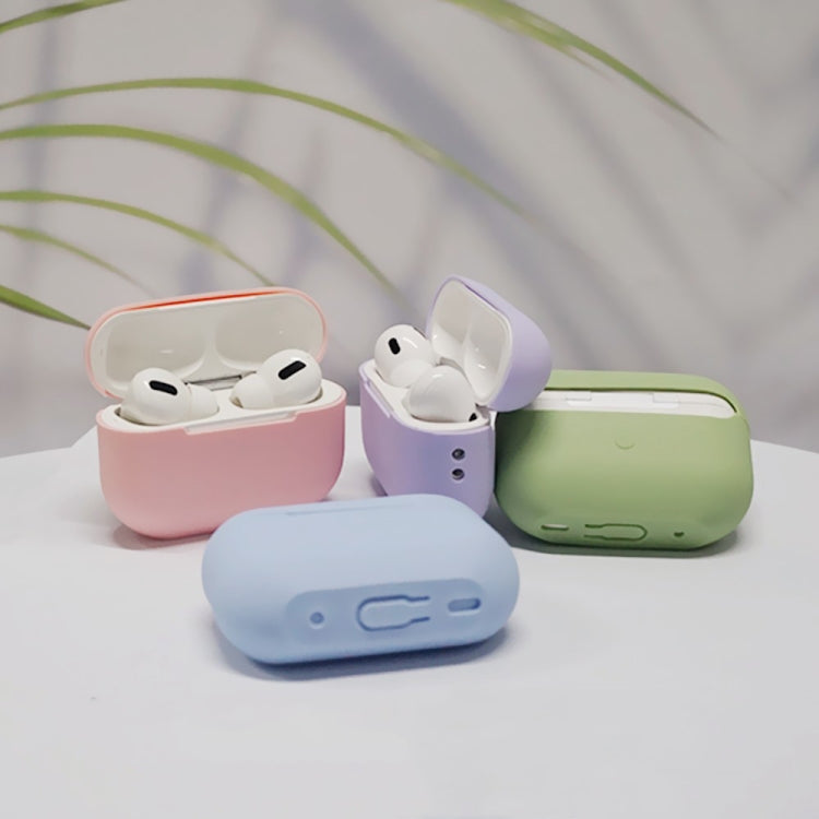 For AirPods Pro 2 Spliting Silicone Protective Case(Matcha Green) - For AirPods Pro 2 by PMC Jewellery | Online Shopping South Africa | PMC Jewellery | Buy Now Pay Later Mobicred