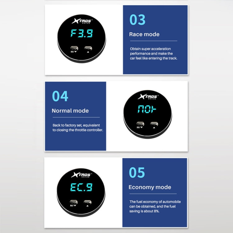 For Nissan X-trail 2008- TROS CK Car Potent Booster Electronic Throttle Controller - Car Modification by TROS | Online Shopping South Africa | PMC Jewellery | Buy Now Pay Later Mobicred