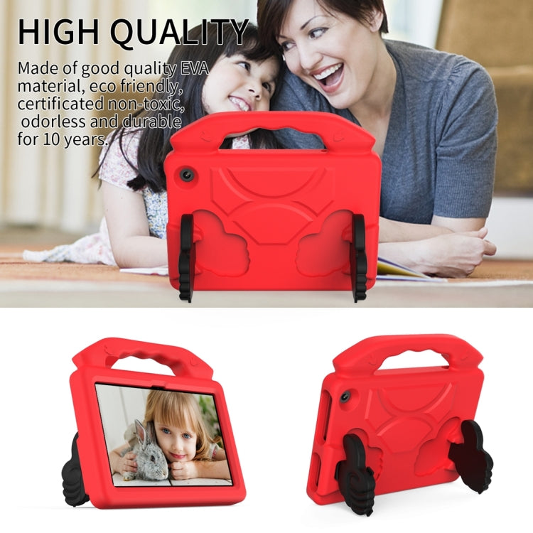 For Amazon Kindle Fire 7 2022 Children EVA Shockproof Tablet Case with Thumb Bracket(Red) - Amazon by PMC TechLife | Online Shopping South Africa | PMC TechLife | Buy Now Pay Later Mobicred