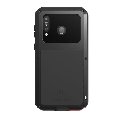 For Galaxy A40s LOVE MEI Metal Shockproof Waterproof Dustproof Protective Case(Black) - Galaxy Phone Cases by LOVE MEI | Online Shopping South Africa | PMC Jewellery