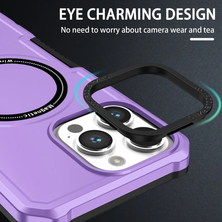 For Samsung Galaxy S23+ 5G MagSafe Shockproof Armor Phone Case(Purple) - Galaxy S23+ 5G Cases by PMC Jewellery | Online Shopping South Africa | PMC Jewellery