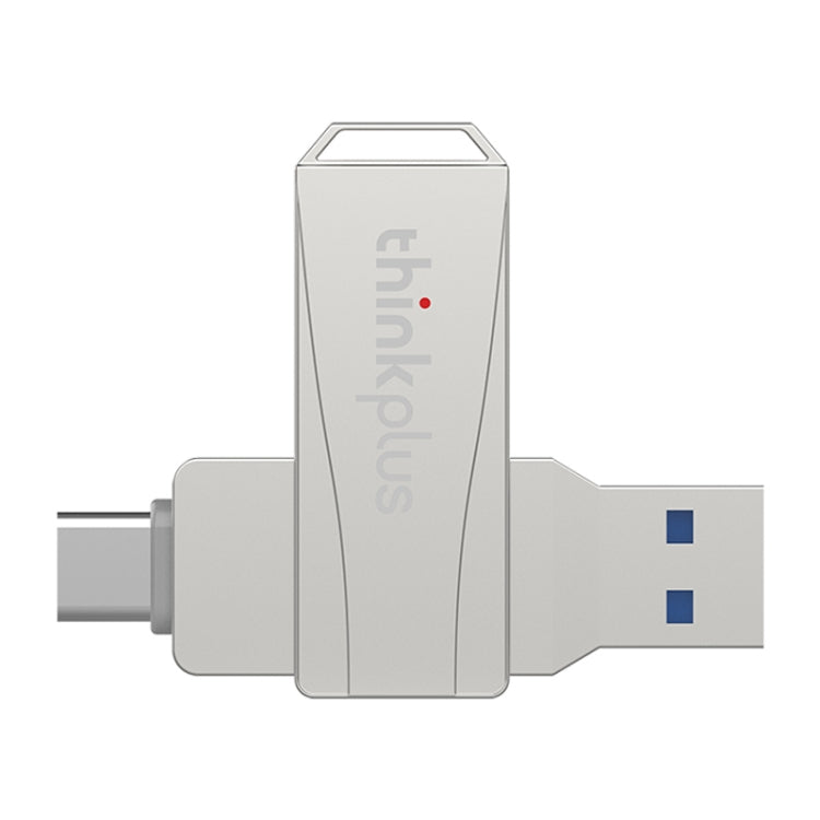 Lenovo Thinkplus MU252 USB 3.1 + USB-C / Type-C Flash Drive, Memory:32GB (Silver) - USB Flash Drives by Lenovo | Online Shopping South Africa | PMC Jewellery | Buy Now Pay Later Mobicred