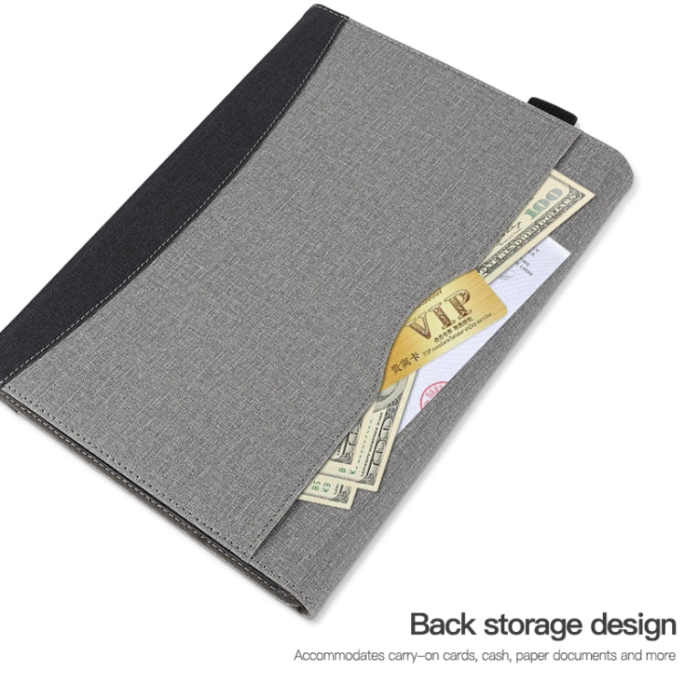 For Microsoft Surface Pro 8 Cloth Texture Stitching Leather Tablet Case(Black) - Others by PMC TechLife | Online Shopping South Africa | PMC TechLife | Buy Now Pay Later Mobicred