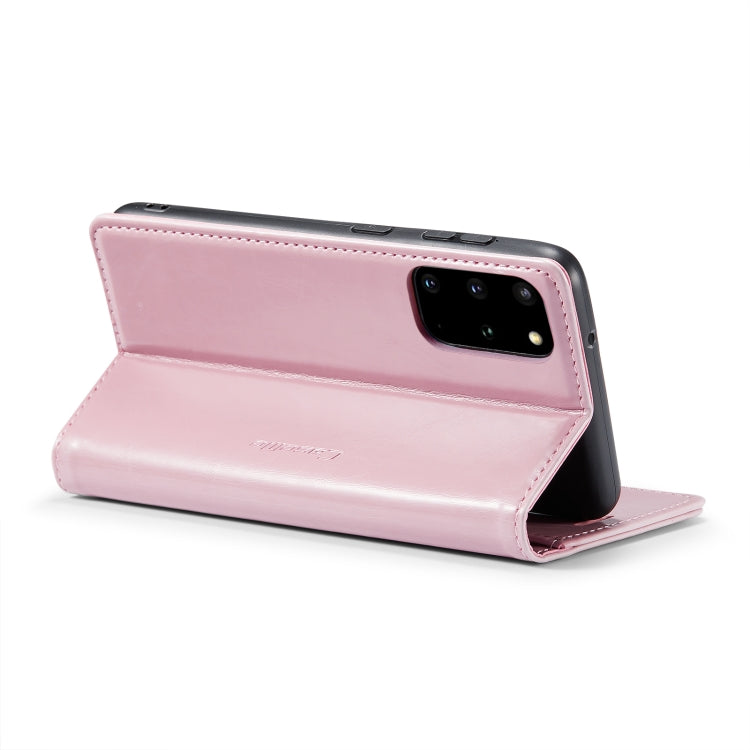 For Samsung Galaxy S20+ CaseMe 003 Crazy Horse Texture Leather Phone Case(Rose Gold) - Galaxy Phone Cases by CaseMe | Online Shopping South Africa | PMC Jewellery | Buy Now Pay Later Mobicred