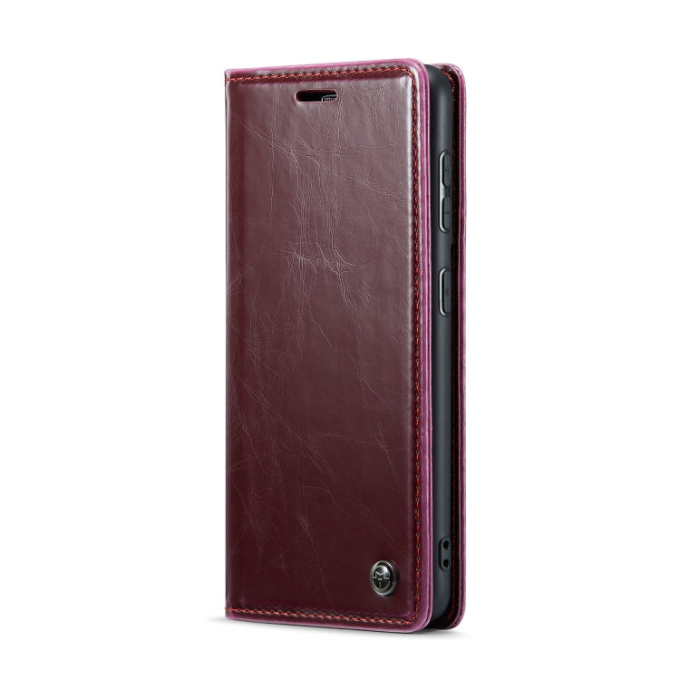 For Samsung Galaxy S20+ CaseMe 003 Crazy Horse Texture Leather Phone Case(Wine Red) - Galaxy Phone Cases by CaseMe | Online Shopping South Africa | PMC Jewellery | Buy Now Pay Later Mobicred