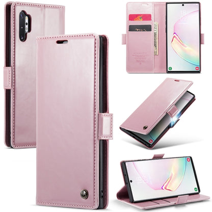 For Samsung Galaxy Note10+ CaseMe 003 Crazy Horse Texture Leather Phone Case(Rose Gold) - Galaxy Phone Cases by CaseMe | Online Shopping South Africa | PMC Jewellery | Buy Now Pay Later Mobicred