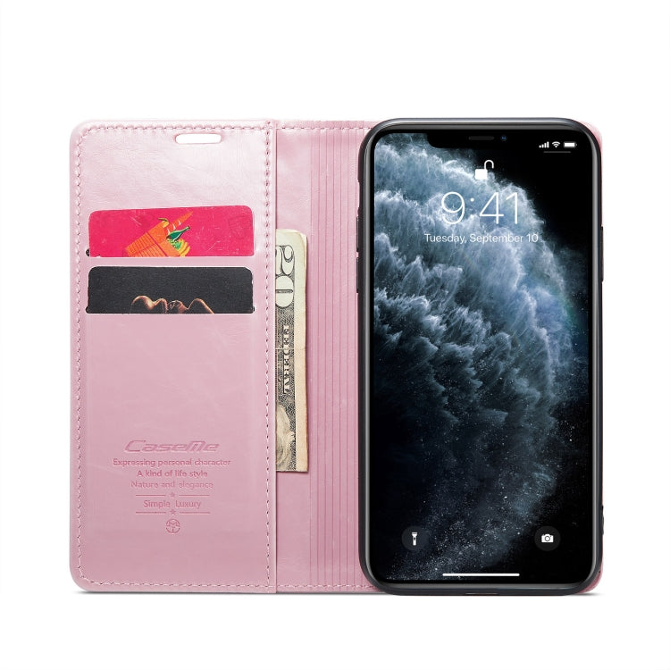 For iPhone 11 Pro CaseMe 003 Crazy Horse Texture Leather Phone Case(Rose Gold) - iPhone 11 Pro Cases by CaseMe | Online Shopping South Africa | PMC Jewellery | Buy Now Pay Later Mobicred